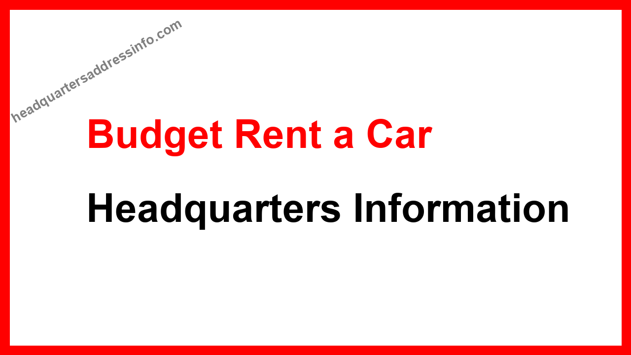 Budget Rent a Car Headquarters