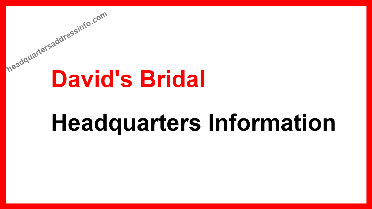 David's Bridal Headquarters