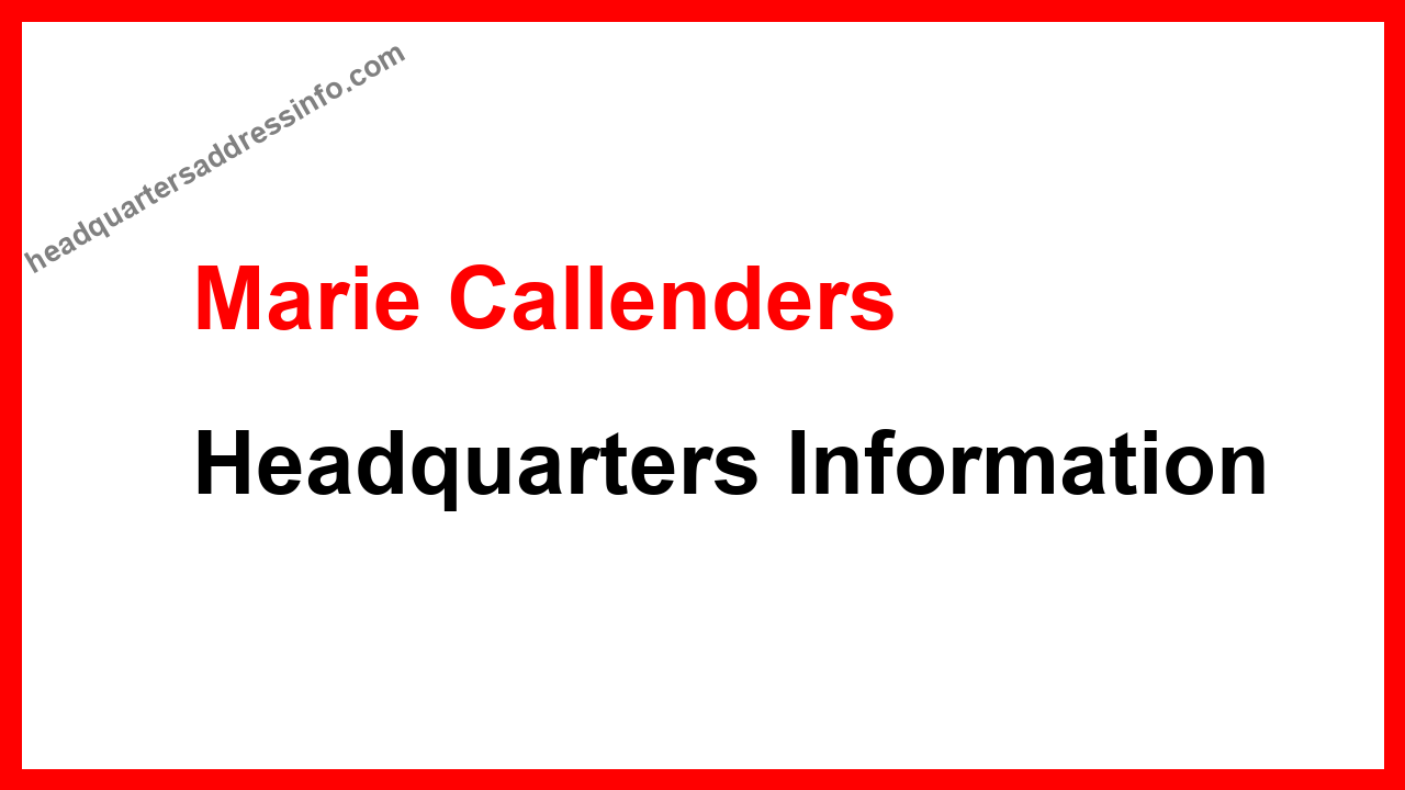 Marie Callenders Headquarters