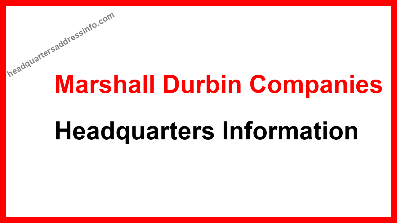 Marshall Durbin Companies Headquarters