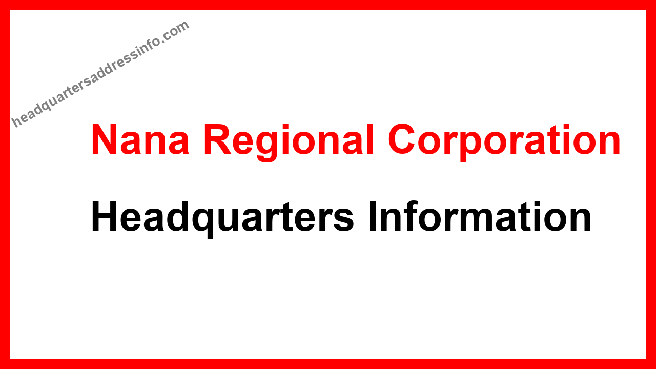 Nana Regional Corporation Headquarters