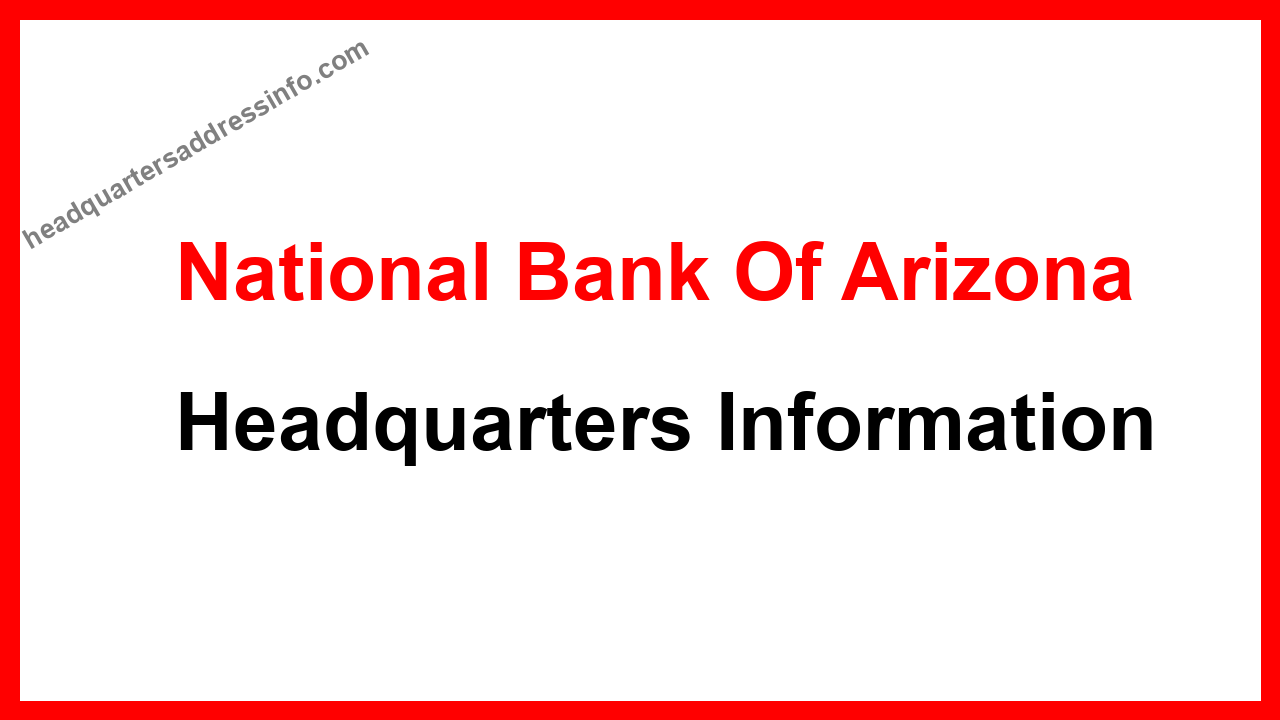 National Bank Of Arizona Headquarters