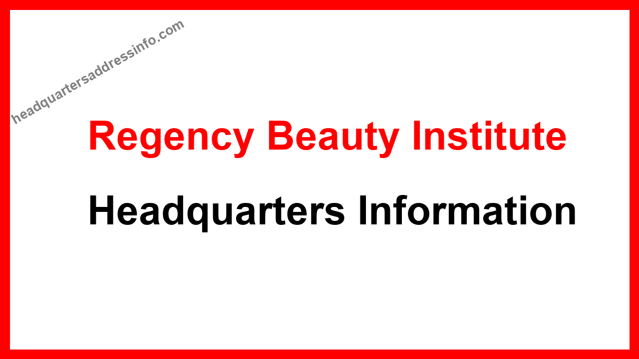 Regency Beauty Institute Headquarters