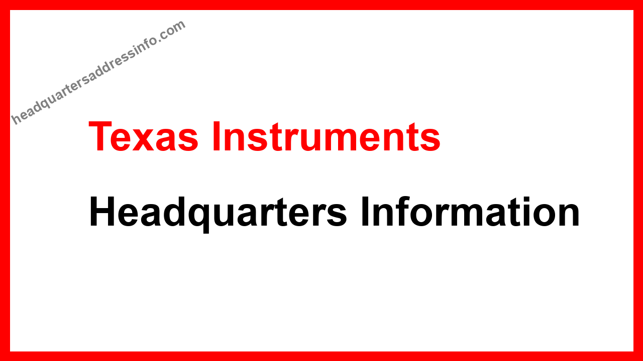 Texas Instruments Headquarters