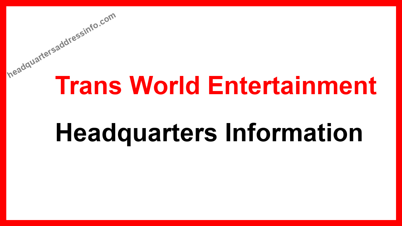 Trans World Entertainment Headquarters