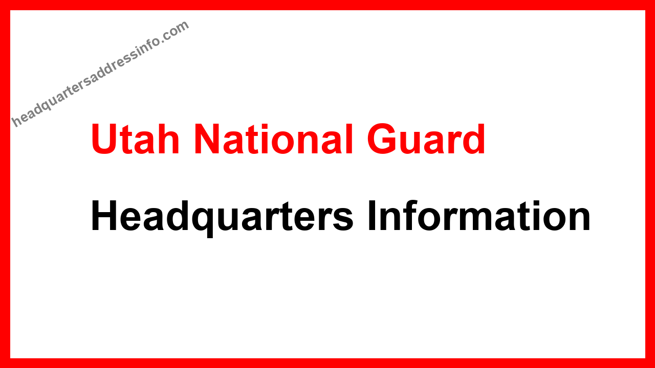 Utah National Guard Headquarters