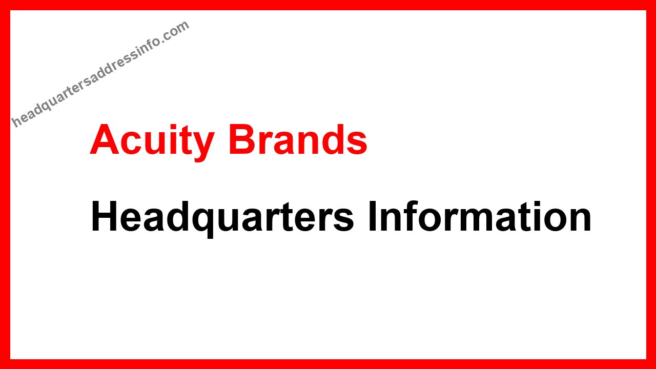 Acuity Brands Headquarters