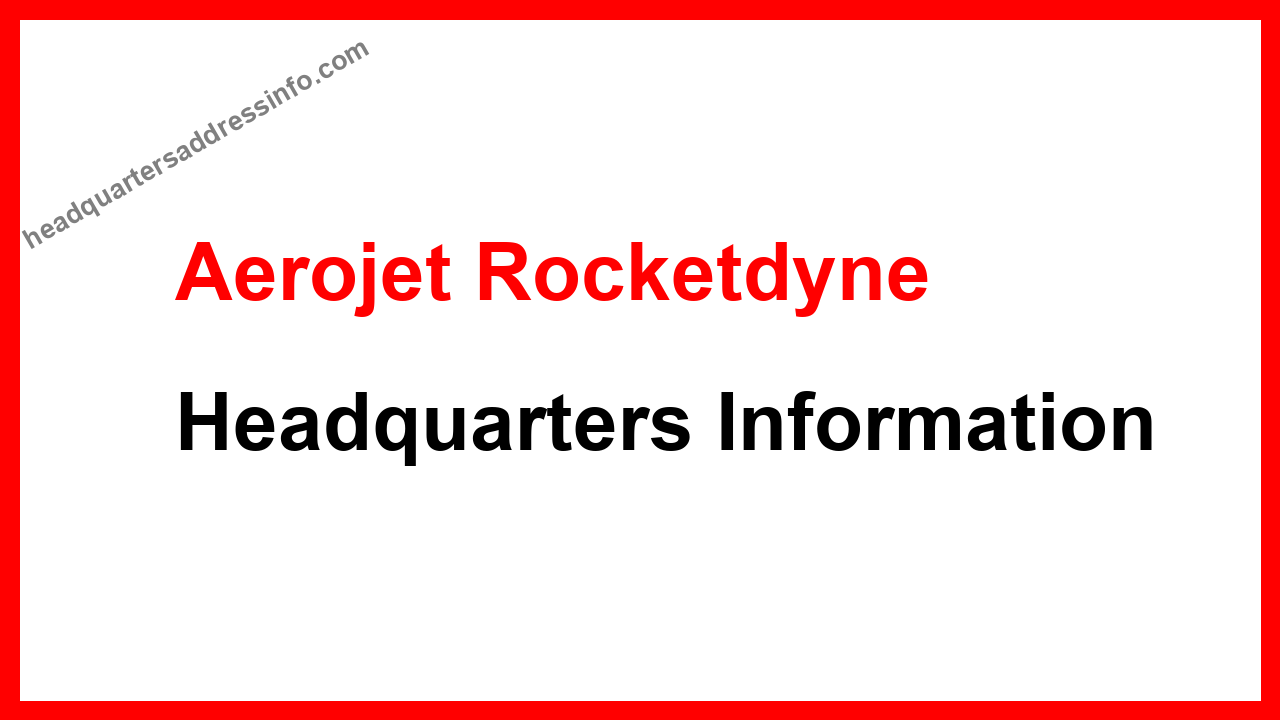 Aerojet Rocketdyne Headquarters