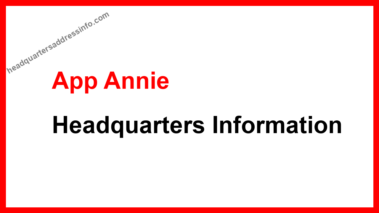 App Annie Headquarters