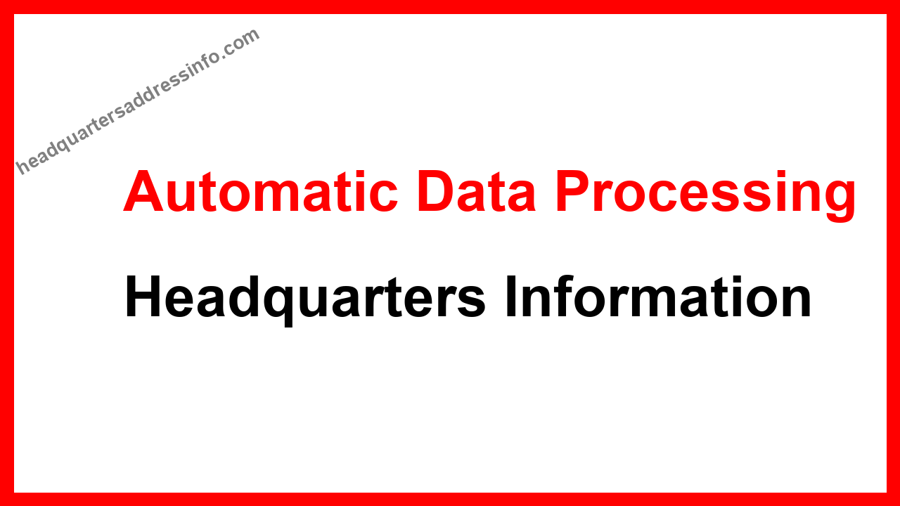 Automatic Data Processing Headquarters