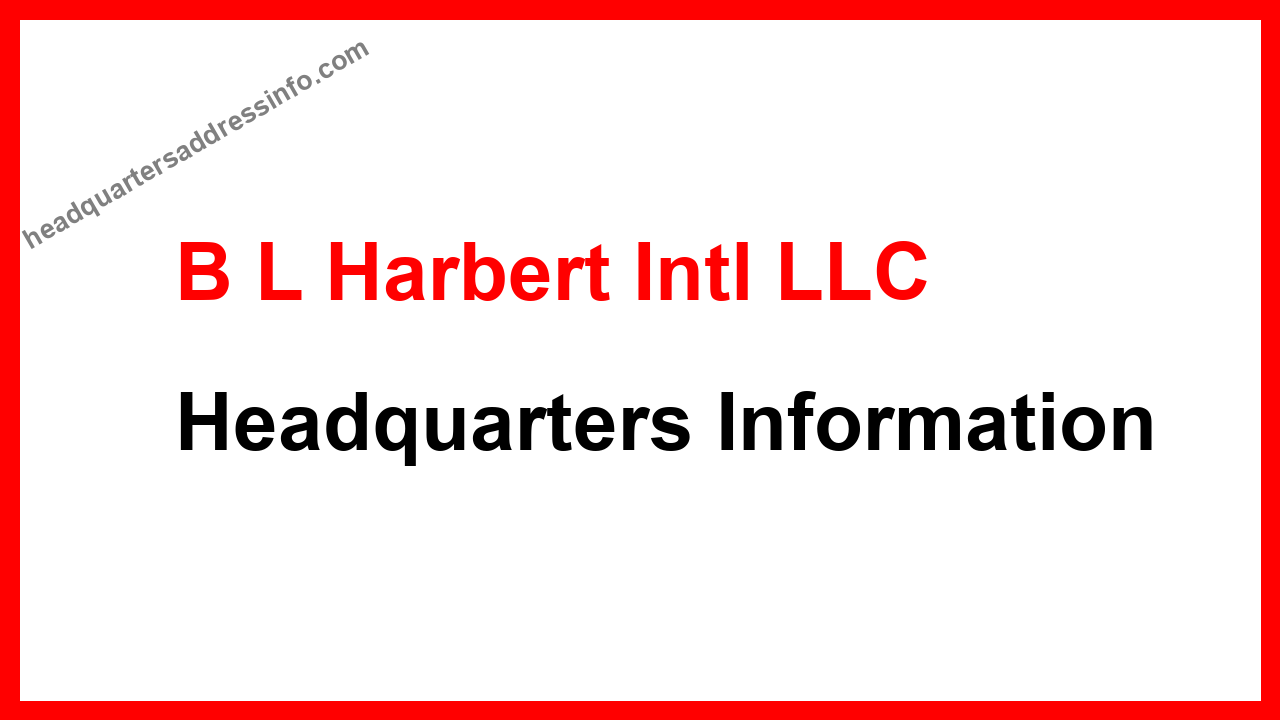 B L Harbert Intl LLC Headquarters