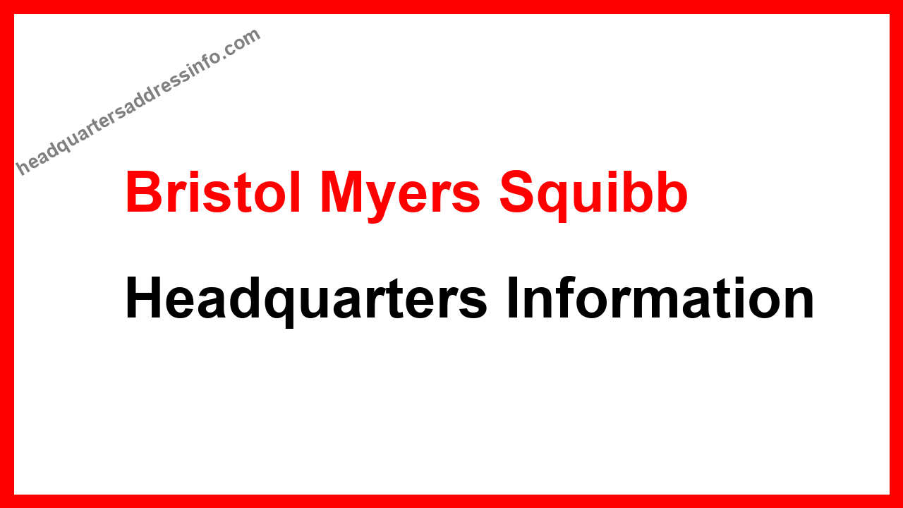 Bristol Myers Squibb Headquarters