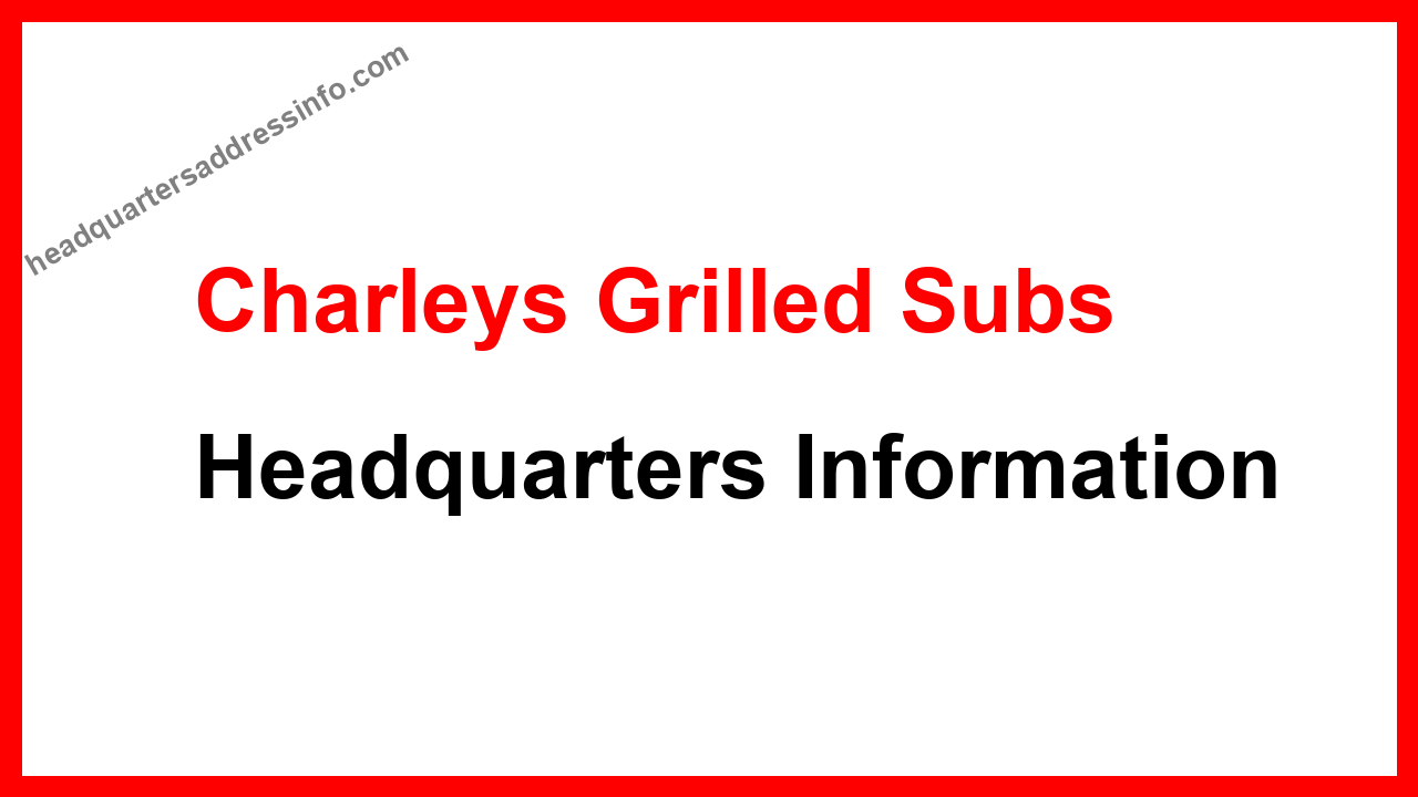 Charleys Grilled Subs Headquarters