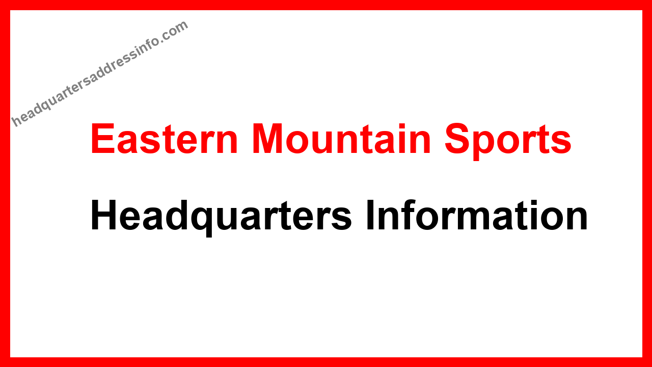 Eastern Mountain Sports Headquarters