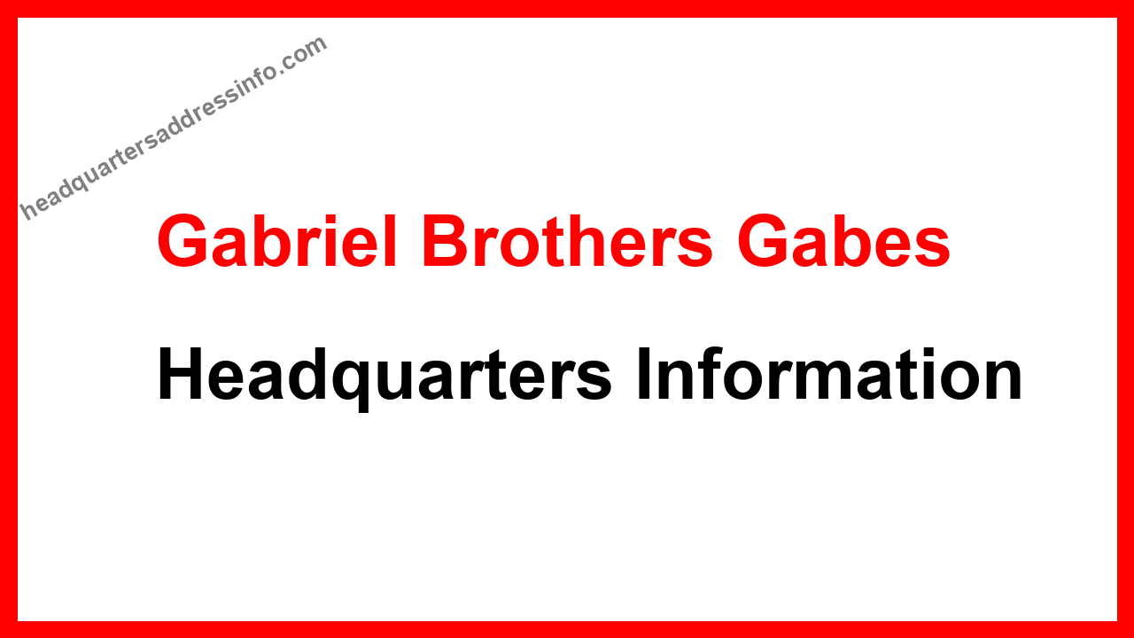 Gabriel Brothers Gabes Headquarters