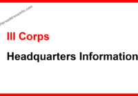 III Corps Headquarters